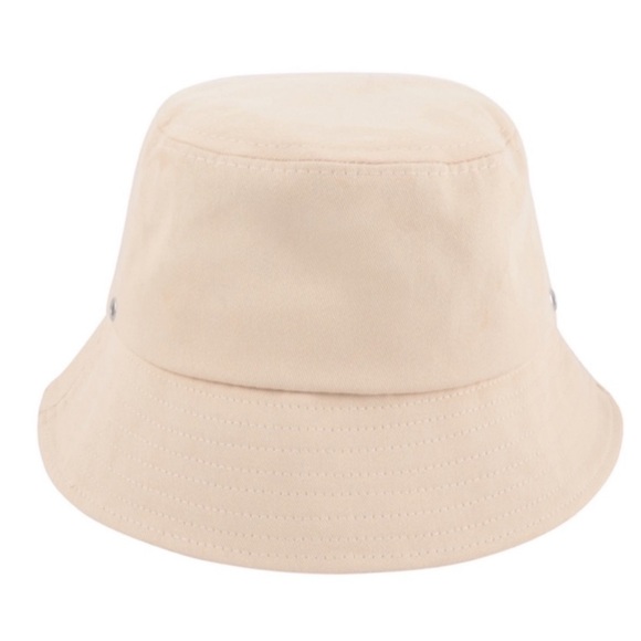 Cotton Bucket Hat Beige Available in 3 colors - Picture 1 of 2